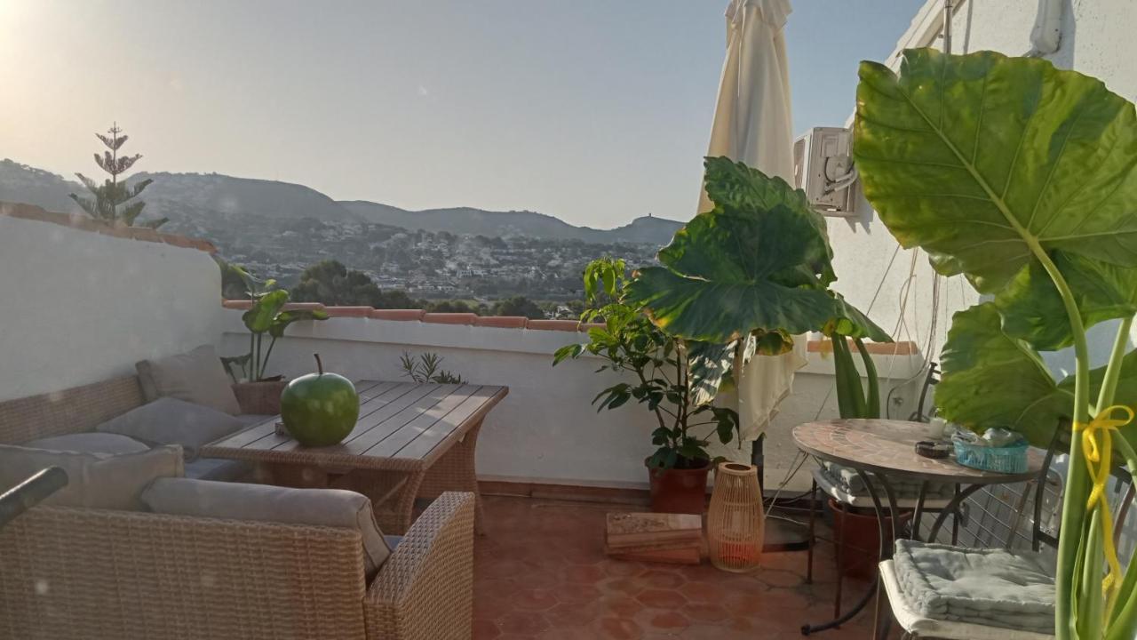 Atico-Penthouse En Moraira Con Vistas Al Mar Apartamento Teulada Exterior foto