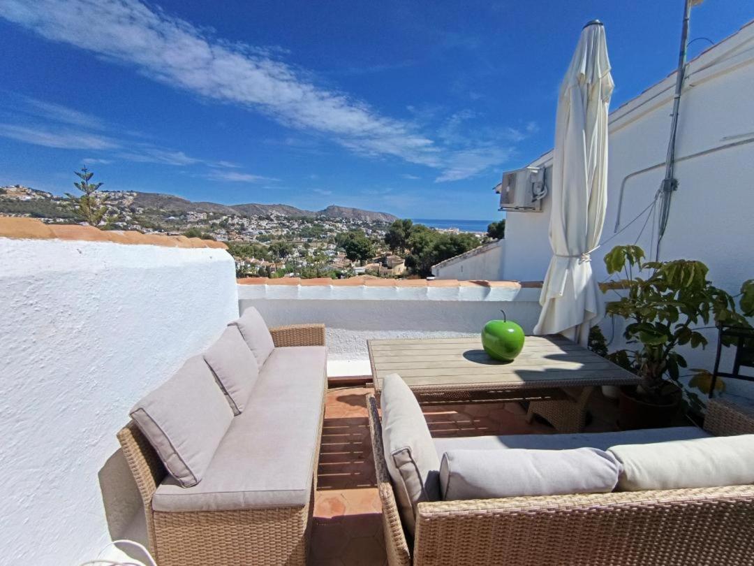 Atico-Penthouse En Moraira Con Vistas Al Mar Apartamento Teulada Exterior foto