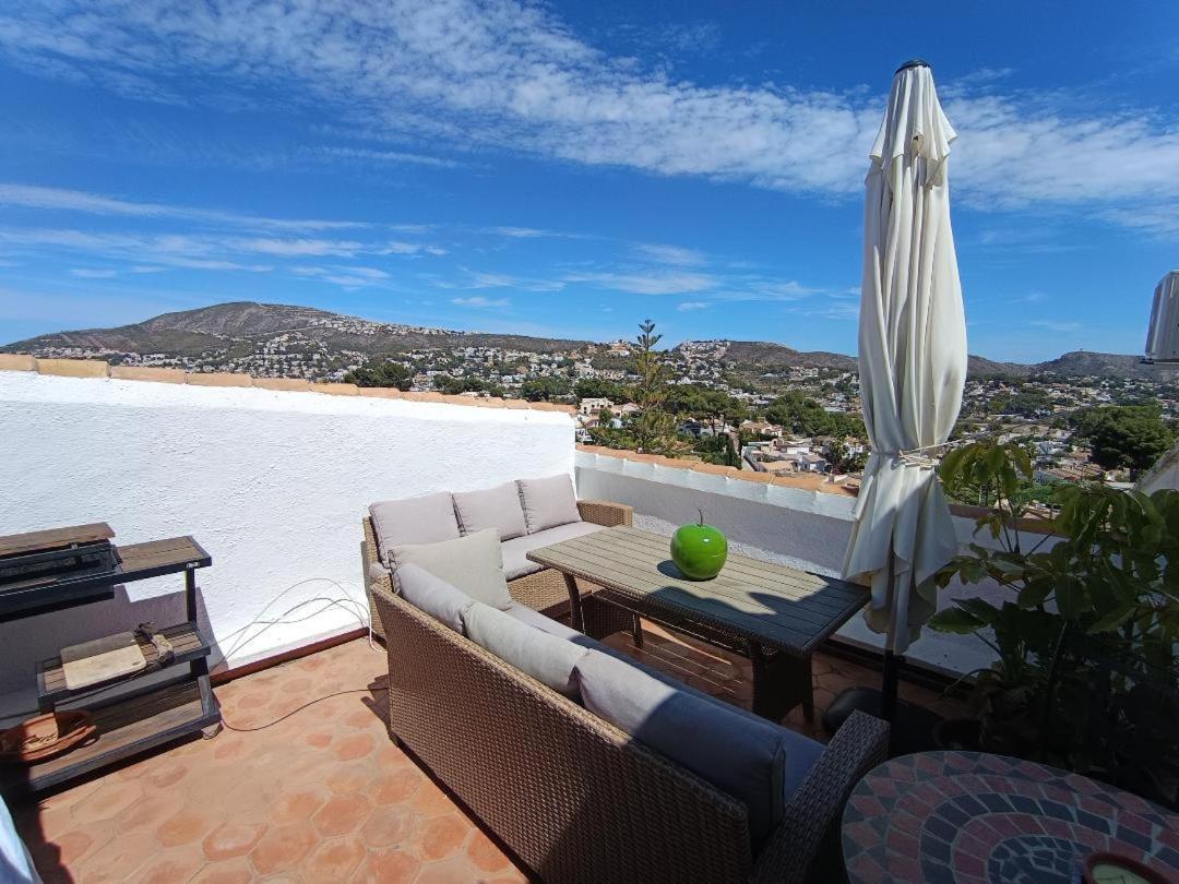 Atico-Penthouse En Moraira Con Vistas Al Mar Apartamento Teulada Exterior foto